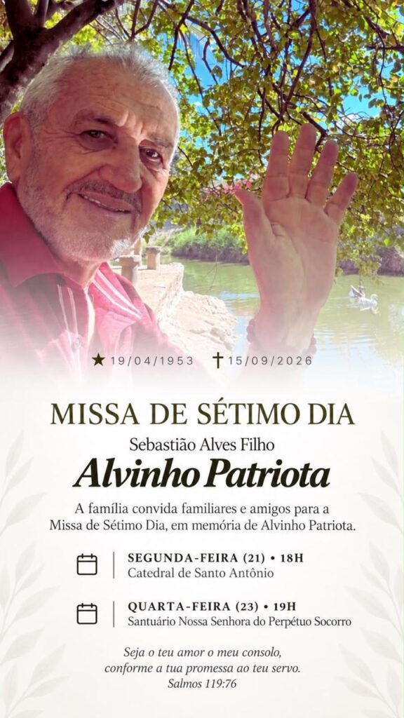 Missas de Sétimo Dia celebradas em Memória do ex-vereador ...